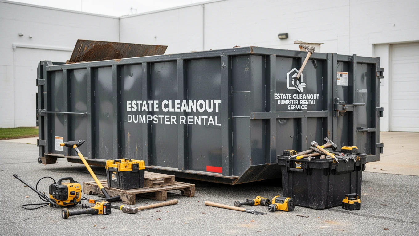 Estate Cleanout Dumpster Rental